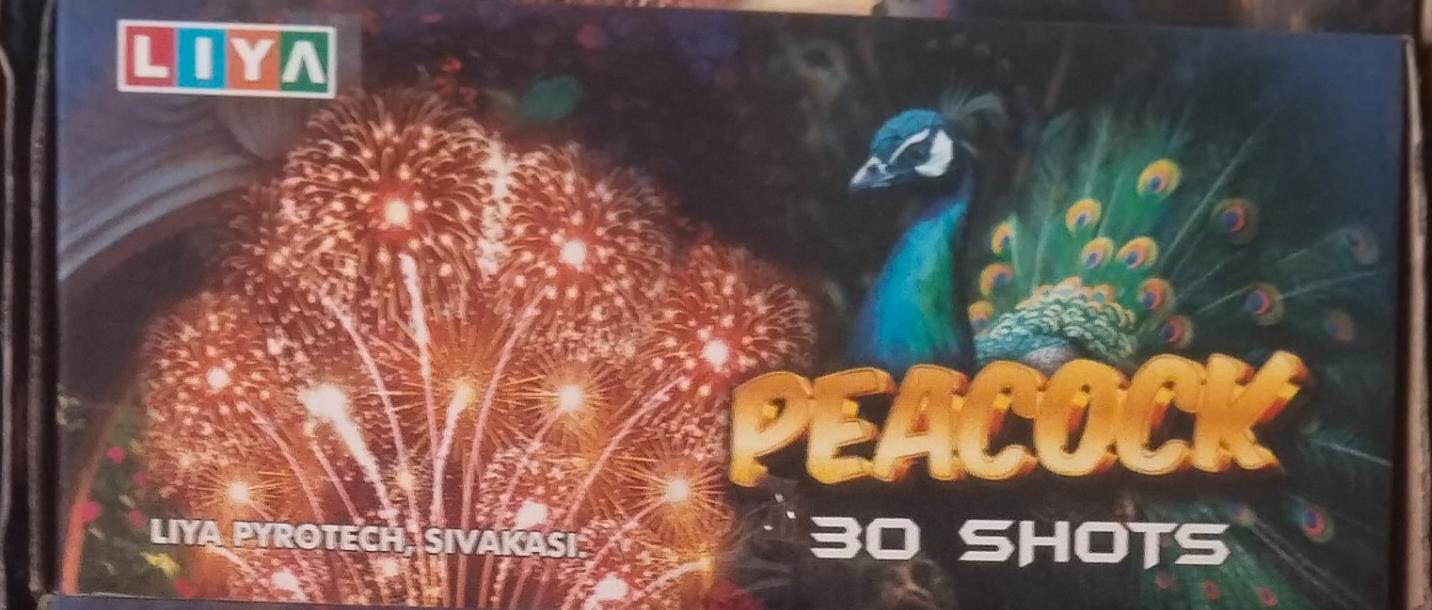 inba Crackers LIYA 30 shot Peacock Dance